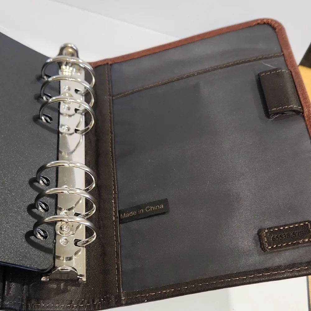 Franklin Covey Two-Tone Brown Leatherette Journal Cover